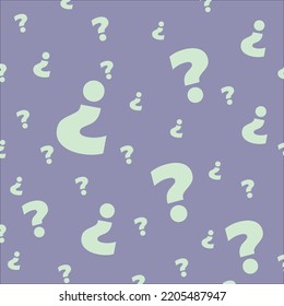 Question Mark Background Images pattern with question marks. Monochrome hipster background.