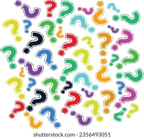 question mark and question background vector