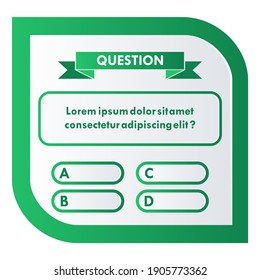 
Question mark background vector template illustration. This background is suitable for question, quiz etc