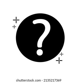 Question mark balloon. Question mark sign icon. Ask help sign. Faq questionnaire symbol. Vector illustration. stock image. 
