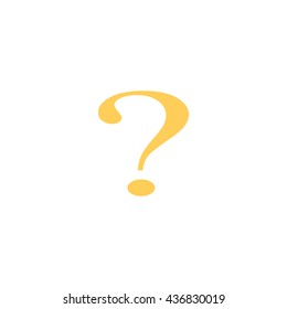 question mark, bewilderment. confusion