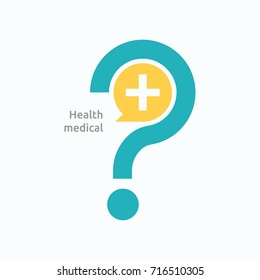 Question mark. Bubble word Vector design
