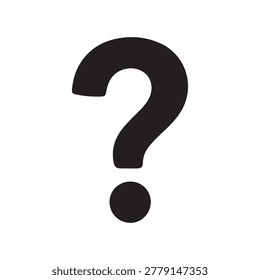 Question mark button flat icon ask sign