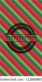 Question Mark christmas emblem.