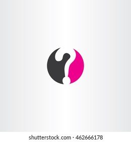 Question Mark Circle Logo Icon 