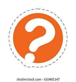 question mark communication image vector illustration eps 10