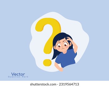 question mark design eps vector