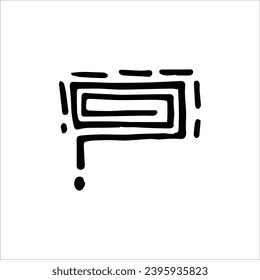 question mark doodle, draw, hand, drawn, icon