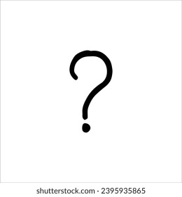 question mark doodle, draw, hand, drawn, icon