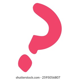 Question mark doodle hand drawn cartoon comic humor element graphic illustration simple