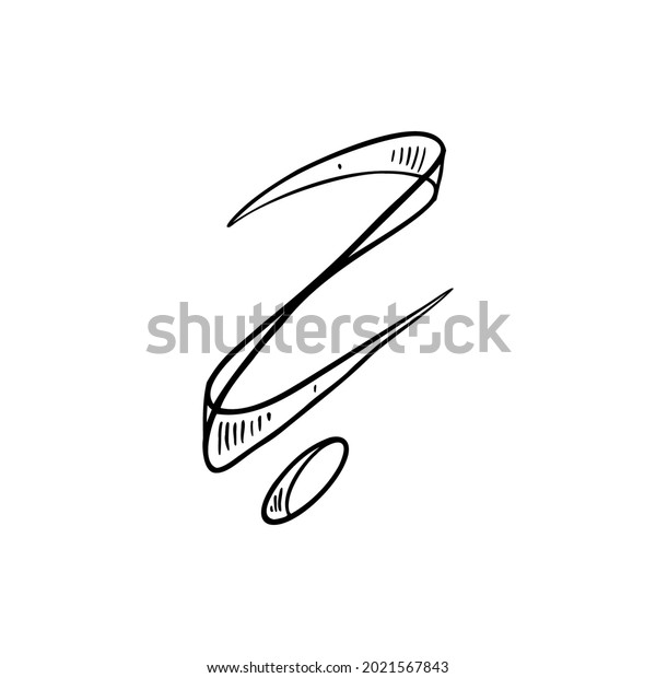 Question Mark Drawing Ribbon Vector Illustration: เวกเตอร์สต็อก (ปลอด ...