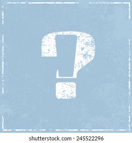 question mark and exclamation symbol design, vector illustration