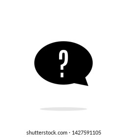	
Question Mark FAQ icon vector