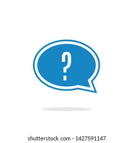 	
Question Mark FAQ icon vector