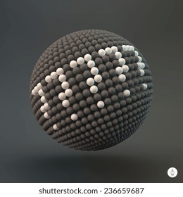 Fragezeichen. Globe-Symbol. 3D-Vektorgrafik. 
