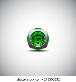 The question mark icon. Box question.