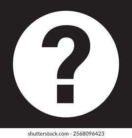 Question Mark icon in bubble vector design eps 10 