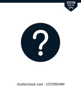 Question mark icon design collection