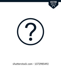 Question mark icon design collection