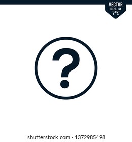 Question mark icon design collection