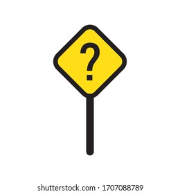 Question mark icon design illustration 