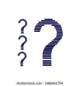 diseño de icono de signo de interrogación, ilustración vectorial