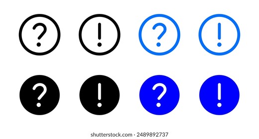 Question mark icon. Faq and details symbol. Support sign. Answer pictogram.