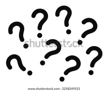 Question mark icon. FAQ sign. Help symbol - stock vector