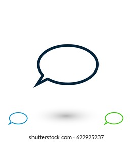 question mark icon, flat design best vector icon