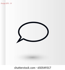 question mark icon, flat design best vector icon