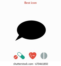 question mark icon, flat design best vector icon