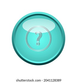 diseño vectorial de icono de signo de interrogación