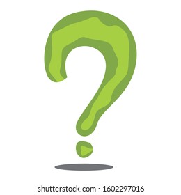 Question Mark Icon With Green Color