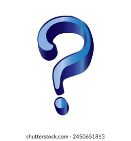 Question mark icon hand drawing image vector