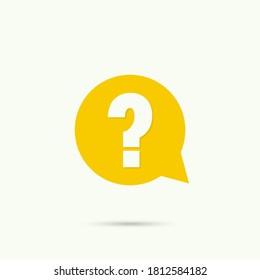 Question mark icon. Help symbol. FAQ sign on white background. vector. minimal, outline. Quiz symbol.