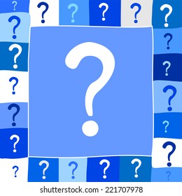 Question mark icon. Help symbol. Vector Illustration