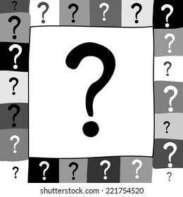 Question mark icon. Help symbol. Vector Illustration