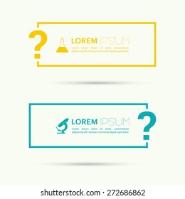  Icono de signo de interrogación. Símbolo de ayuda. FAQ inicia sesión en un fondo amarillo. vectorial