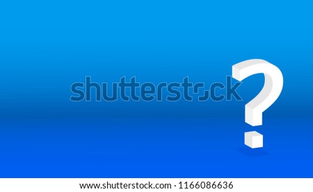 Question mark icon. Help symbol. FAQ sign on background. 