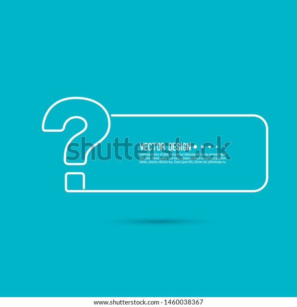 Question Mark Icon Help Symbol Faq Stock Vector (Royalty Free ...