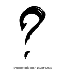 Question mark icon.  A question mark or help icon vector illustration on white background Question mark sign icon, vector illustration. 