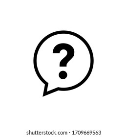 Question Mark icon. Help icon vector illustration
