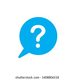 Question mark icon isolated on white background