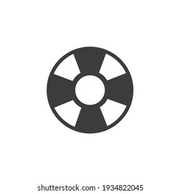 Icono de signo de interrogación aislado en gráfico de vectores en blanco y negro