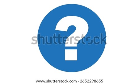 question mark icon on blue circle transparent background png file type