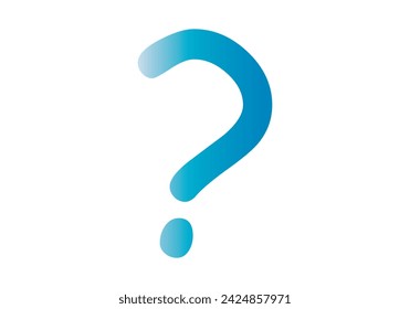 Icono de signo de interrogación sobre fondo blanco.