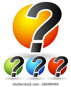 Question mark icon - Quiz, riddle, uncertainty, questions