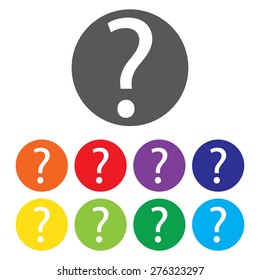 Question Mark Icon Set