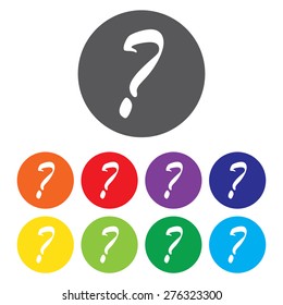 Question Mark Icon Set
