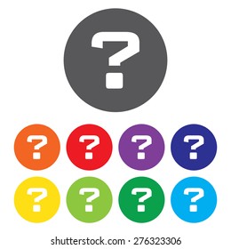 Question Mark Icon Set